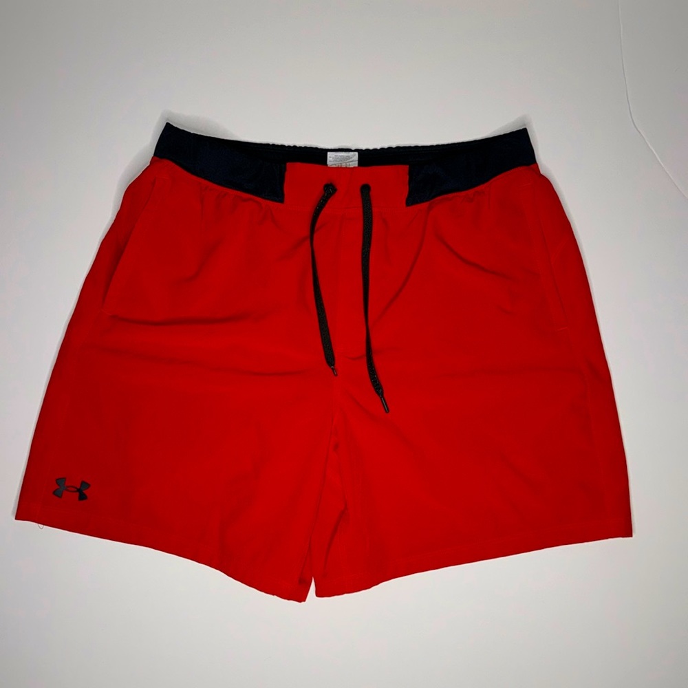 Under Armour Men's XL Standard Comfort Swim Trunks, with Full Elastic Waistband